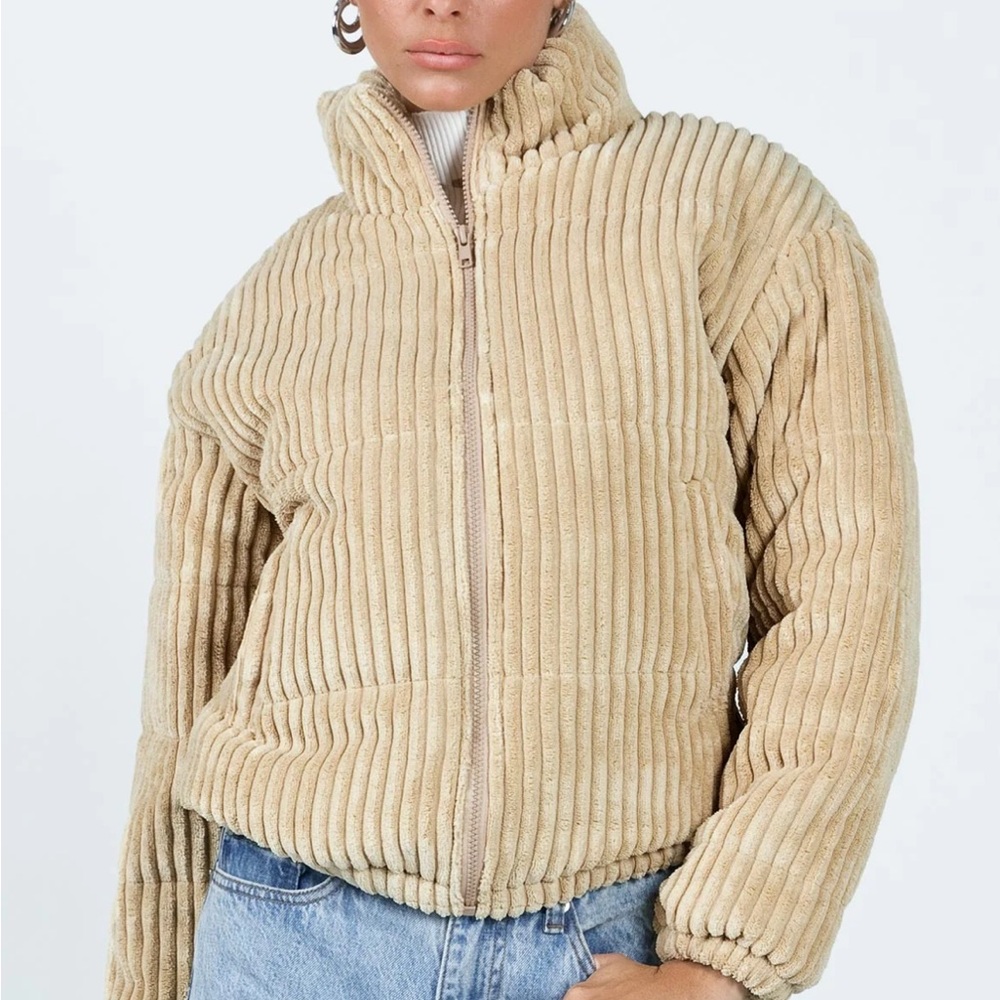 Princess Polly Corduroy Puffer Jacket